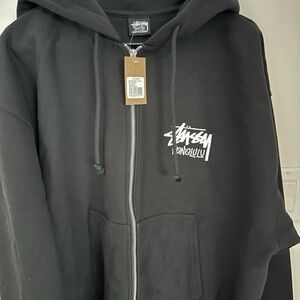NWT STUSSY HONOLULU chapter hoodie black XL RARE AUTHENTIC! UNISEX